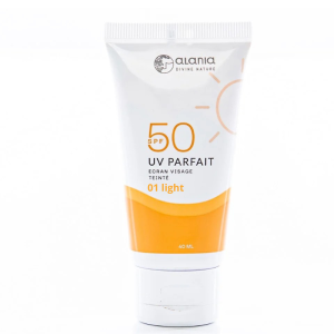 ALANIA UV PARFAIT ECRAN SOLAIRE VISAGE TEINTE 01 LIGHT 40ML 3 alania uv parfait ecran solaire visage teinte light ml