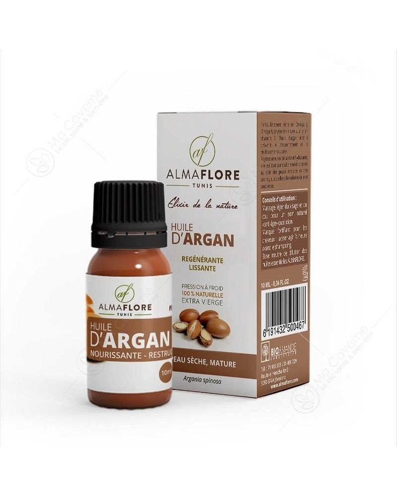 ALMAFLORE HUILE D'ARGAN 10ML 1 almaflore huile d argan ml
