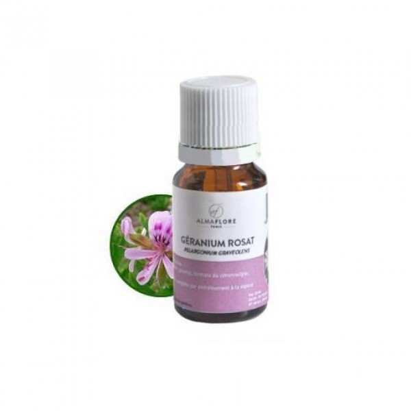 ALMAFLORE HUILE ESSENTIELLE DE GERANIUM ROSAT 10ML 1 almaflore huile essentielle de geranium rosat ml