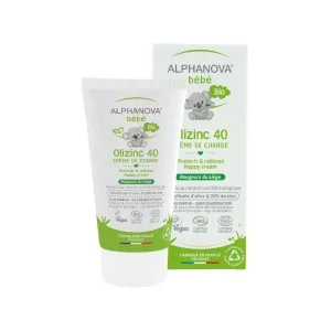ALPHANOVA BEBE BIO OLIZINC 40 CREME DE CHANGE 50Gr 3 alphanova bebe bio olizinc creme de change gr