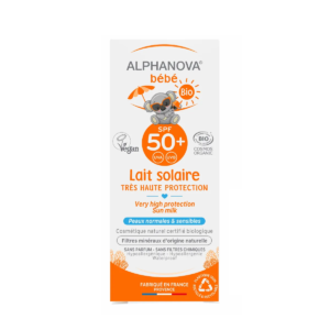 alphanova ecran bebe bio lait solaire spf gr