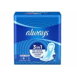 ALWAYS SERVIETTE MAXI EXTRA LONG 7 PIECES 2 always serviette maxi extra long pieces