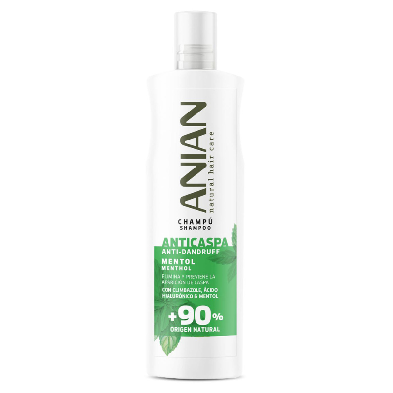 ANIAN SHAMPOING ANTI PELLICULAIRE AU MENTHOL 400ML 1 anian shampoing anti pelliculaire au menthol ml
