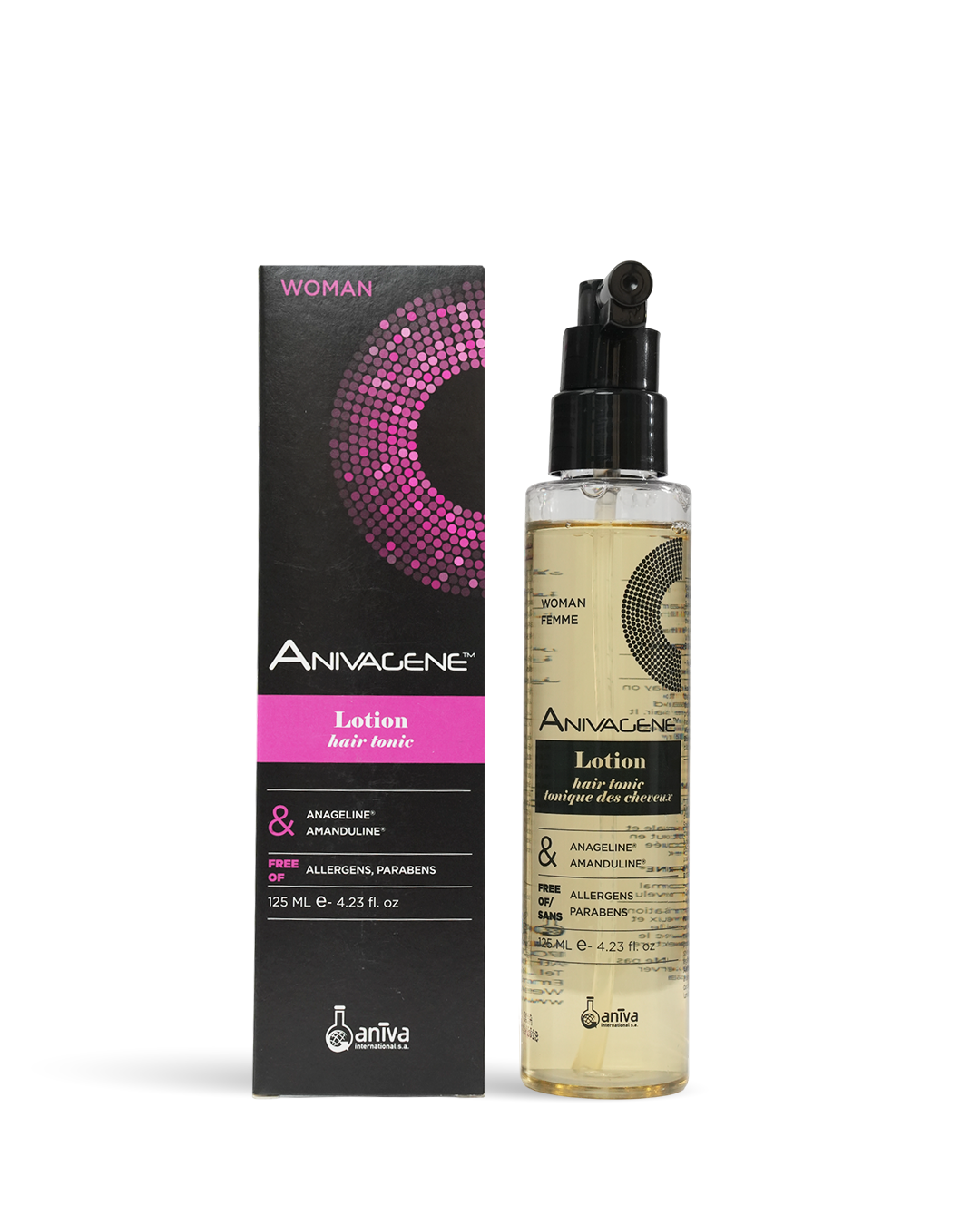 ANIVAGENE LOTION CHEVEUX TONIQUE FEMME 125ML 3 anivagene lotion cheveux tonique femme ml