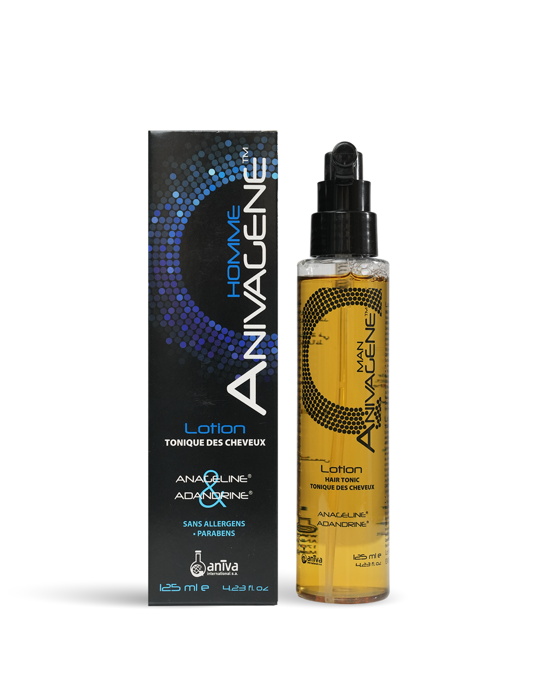 ANIVAGENE LOTION TONIQUE CAPILLAIRE HOMME 125ML 3 anivagene lotion tonique capillaire homme ml