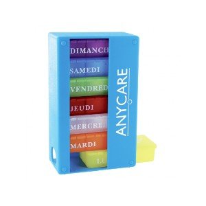 ANYCARE PILULIER HEBDOMADAIRE 3 CASES *7 JOURS 3 anycare pilulier hebdomadaire cases par jour