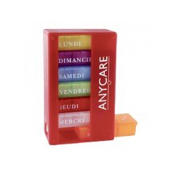 ANYCARE PILULIER HEBDOMADAIRE 3 CASES *7 JOURS 2 anycare pilulier hebdomadaire cases par jour