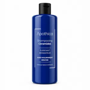 APOTHICA SHAMPOOING CERAMIDES CHEVEUX GRAS À NORMAUX 400ML 3 apothica shampooing ceramides cheveux gras a normaux ml