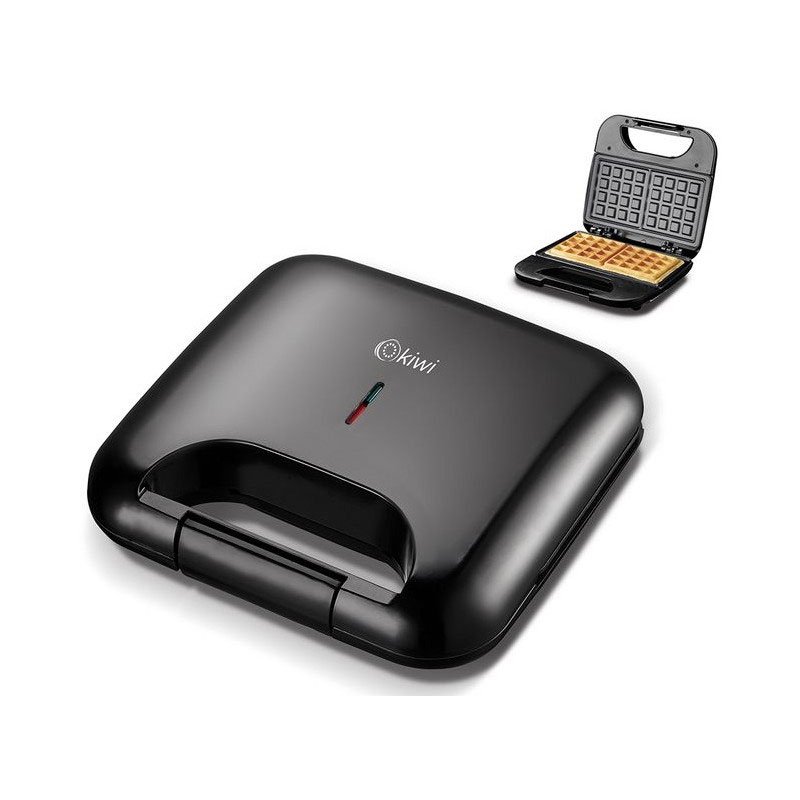 Appareil à Gaufres KIWI KSM2405W 750 Watts - Noir 2 appareil gaufres kiwi ksmw watts noir