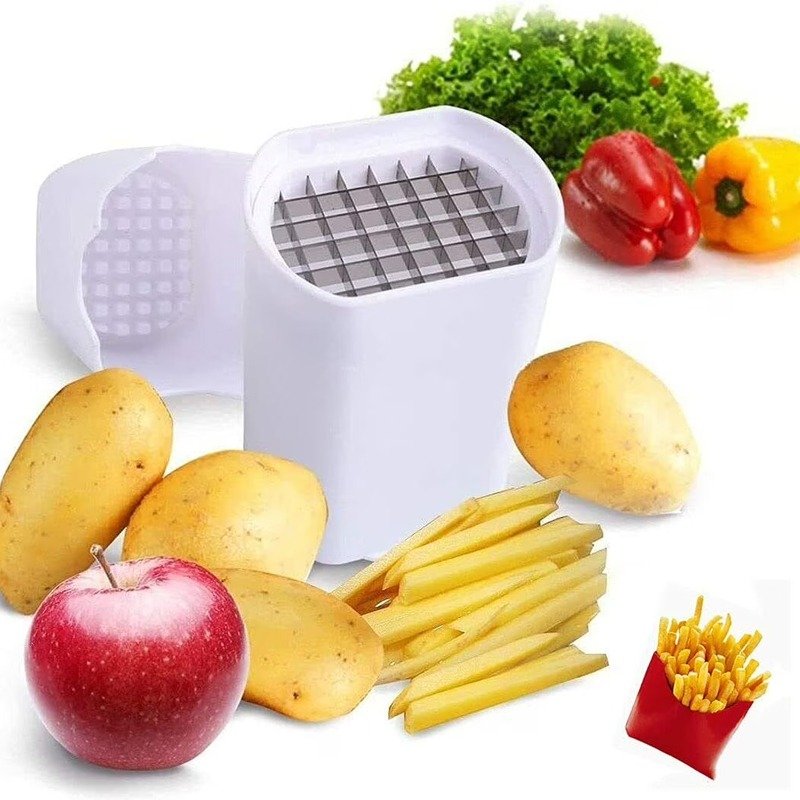 Appareil de Coupe Frites Manuel One Step - Blanc 3 appareil de coupe frites manuel one step blanc