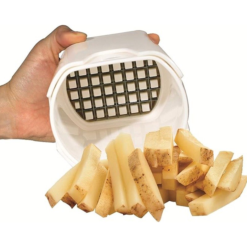 Appareil de Coupe Frites Manuel One Step - Blanc 2 appareil de coupe frites manuel one step blanc