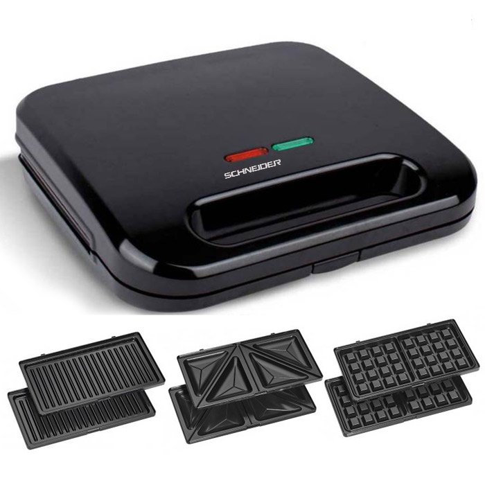 Appareil De Cuisson 3EN1 SCHNEIDER SCHP750 - Noir 1 appareil de cuisson en schneider schp noir