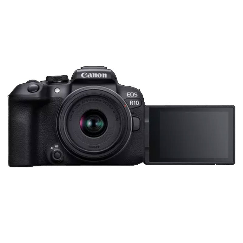 Appareil Photo Hybride CANON EOS R10 24,2 MP + Objectif RF-S 18-45 MM - Noir 2 appareil photo hybride canon eos r objectif rf s mm noir