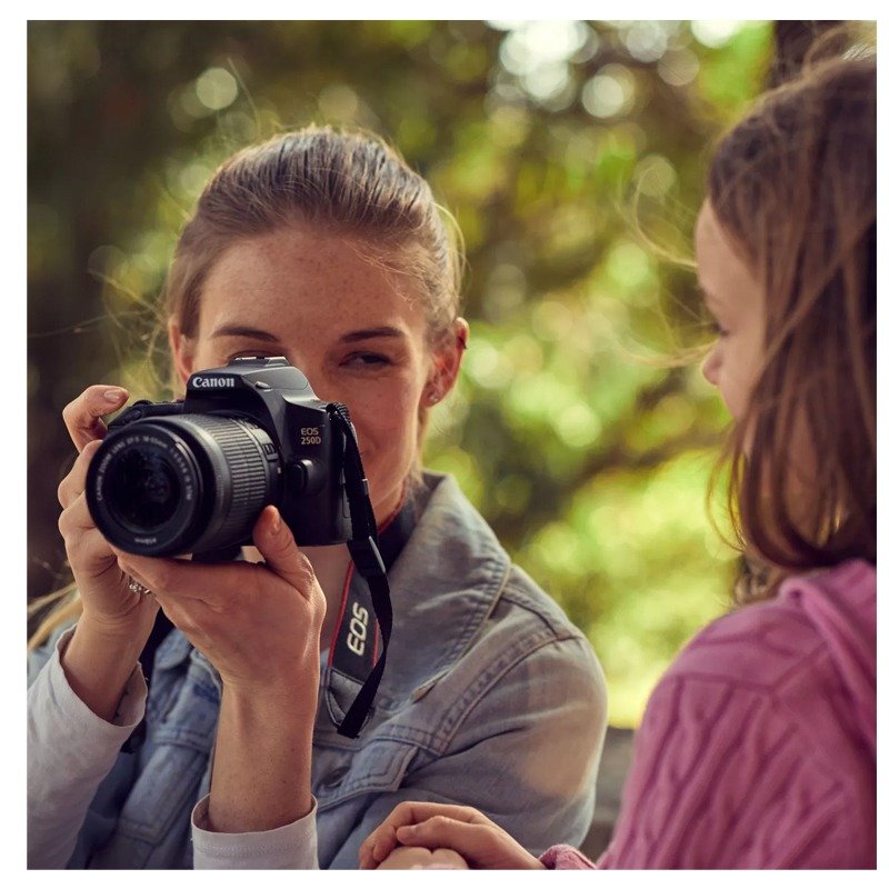 Appareil Photo Reflex CANON EOS 250D + Objectif 18-55 mm IS - Noir 7 appareil photo reflex canon eos d objectif mm noir