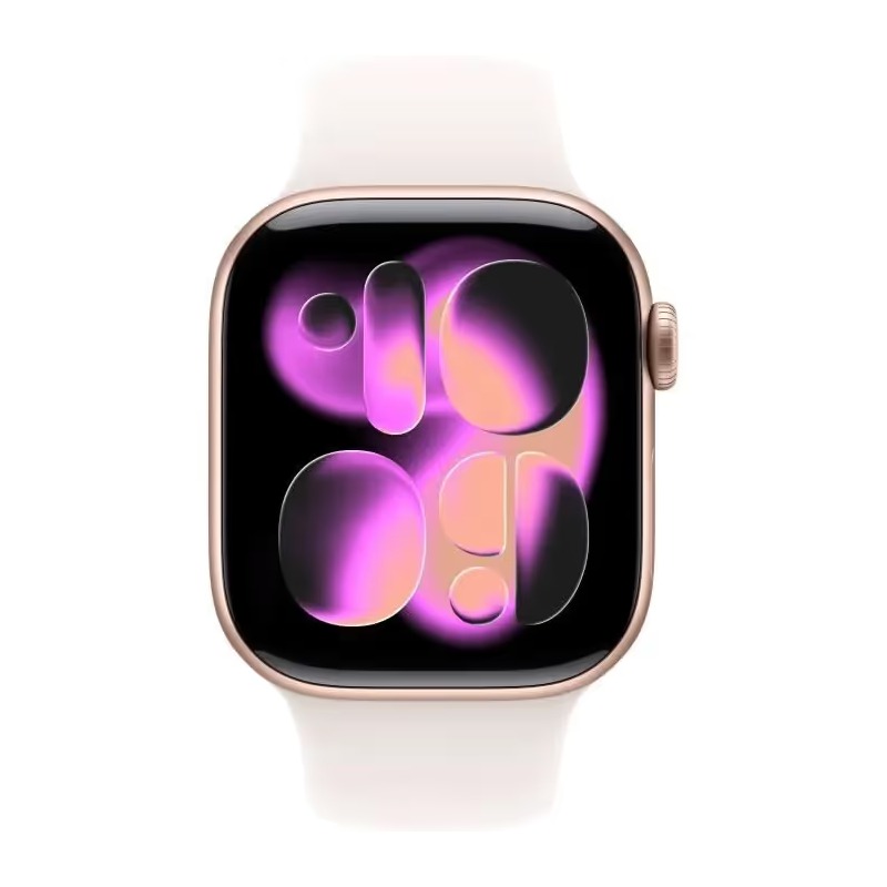 APPLE Watch Séries 11 GPS 42MM Avec Bracelet Sport M/L - Rose Gold Aluminium 2 apple watch series gps mm avec bracelet sport s m rose gold aluminium