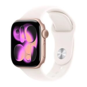 apple watch series gps mm avec bracelet sport s m rose gold aluminium