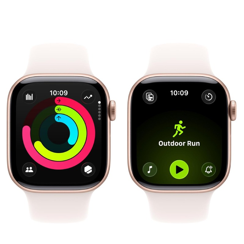 APPLE Watch Séries 11 GPS 42MM Avec Bracelet Sport M/L - Rose Gold Aluminium 6 apple watch series gps mm avec bracelet sport s m rose gold aluminium