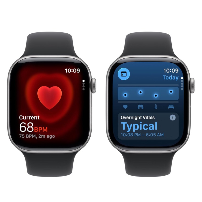 Apple Watch Series 11 GPS 46 mm Avec Bracelet Sport M/L - Aluminium Gris 2 apple watch series gps mm avec bracelet sport m l aluminium gris