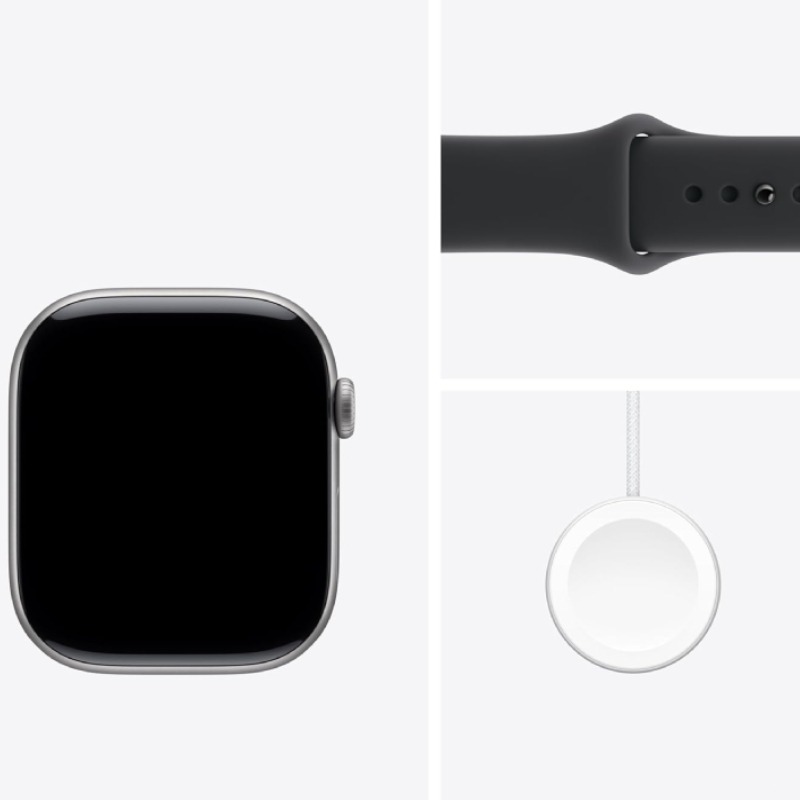 Apple Watch Series 11 GPS 46 mm Avec Bracelet Sport M/L - Aluminium Gris 4 apple watch series gps mm avec bracelet sport m l aluminium gris
