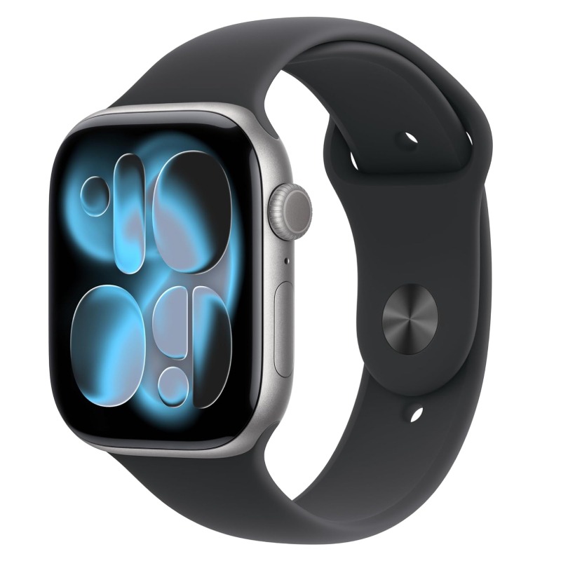 Apple Watch Series 11 GPS 46 mm Avec Bracelet Sport M/L - Aluminium Gris 1 apple watch series gps mm avec bracelet sport m l aluminium gris