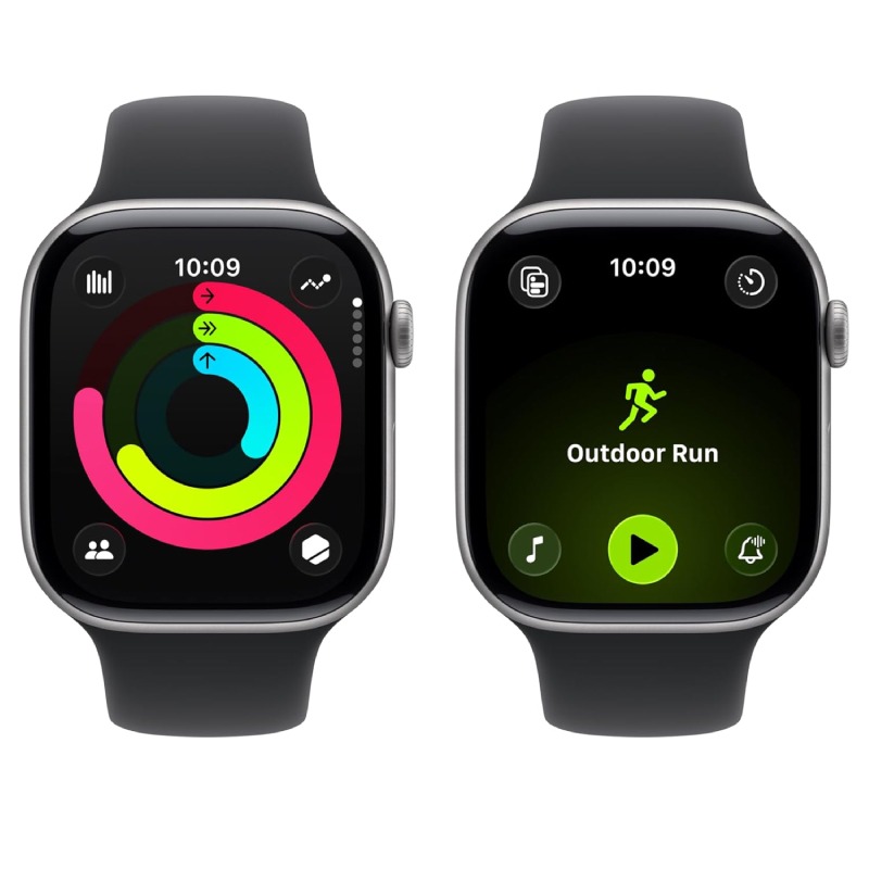 Apple Watch Series 11 GPS 46 mm Avec Bracelet Sport M/L - Aluminium Gris 3 apple watch series gps mm avec bracelet sport m l aluminium gris