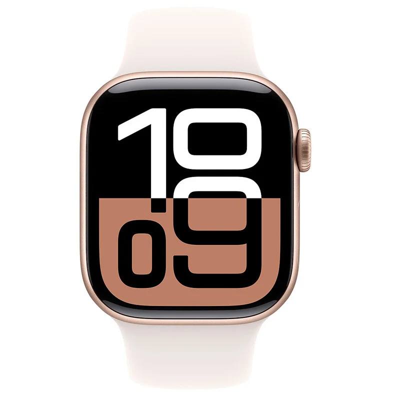 apple watch s ries gps mm avec bracelet sport s m rose gold aluminium
