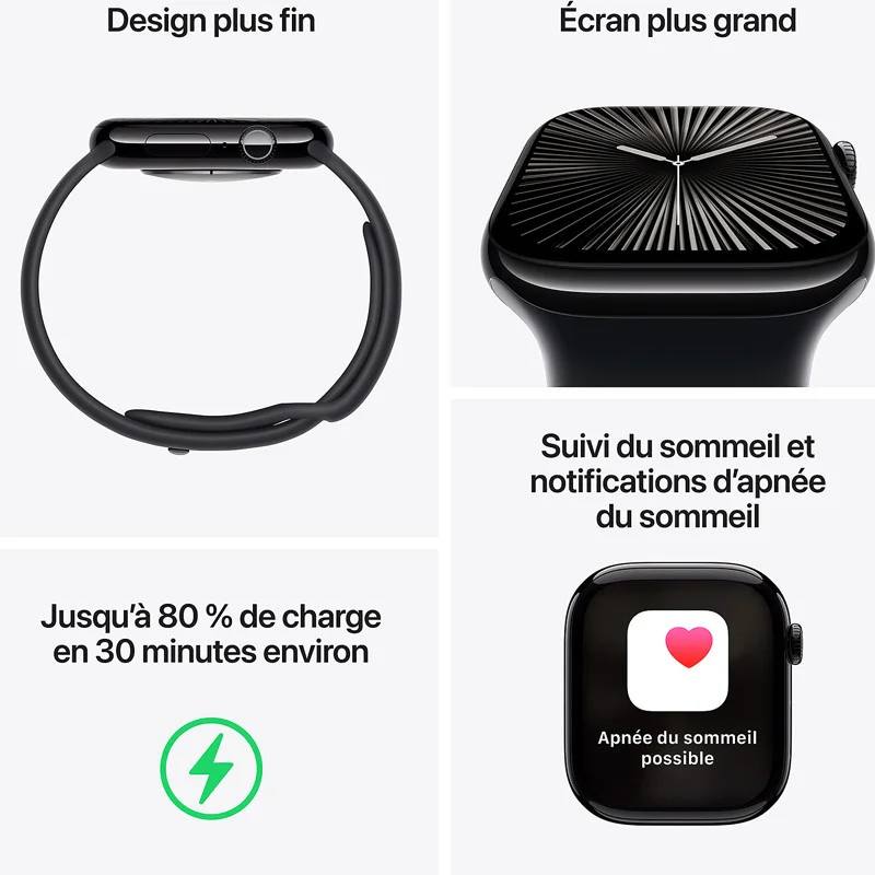 apple watch s ries gps mm avec bracelet sport s m rose gold aluminium