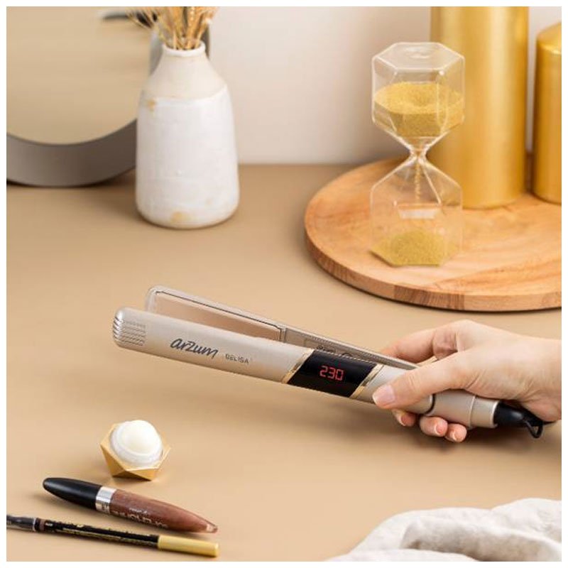 Lisseur Céramique Kératine ARZUM AR5024 Belisa - Gold 6 ar