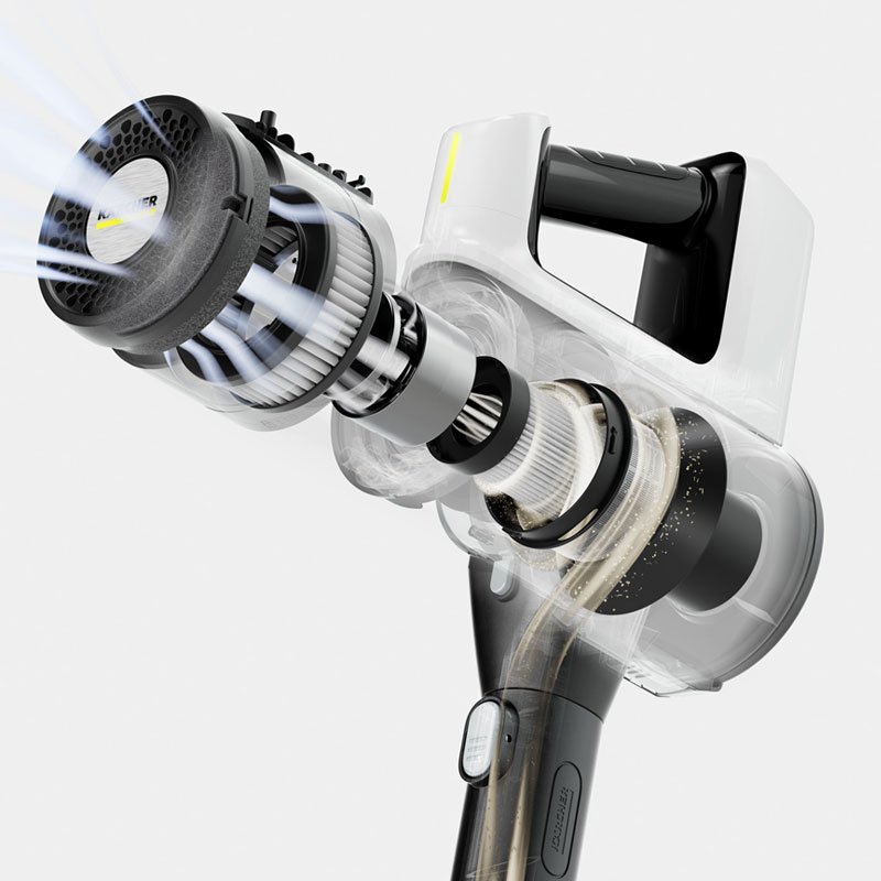 Aspirateur Balai Sans Fil KÄRCHER VCS 3 Nano Complete - Blanc&Noir 2 aspirateur balai sans fil karcher vcs nano complete blanc noir