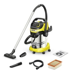 aspirateur eau et poussiere karcher wd ps v t noir jaune d