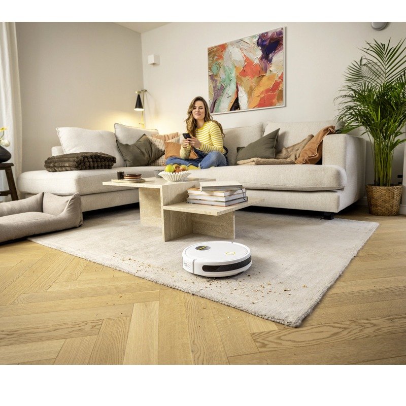 Aspirateur Robot KÄRCHER Avec Fonction De Nettoyage RCV 2 - Blanc 4 aspirateur robot karcher rcv avec navigation et telecommande aspiration blanc e