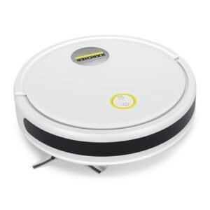 aspirateur robot karcher rcv avec navigation et telecommande aspiration blanc s