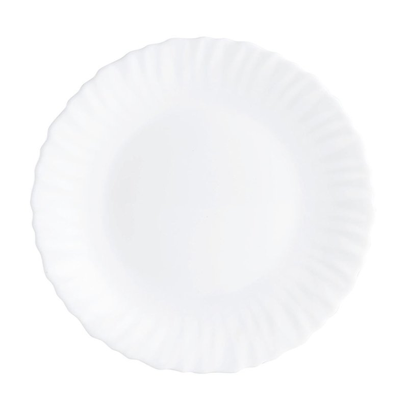 Lot De 6 Assiettes Dessert LUMINARC Feston 19 cm - Blanc 1 assiette dessert luminarc feston cm blanc