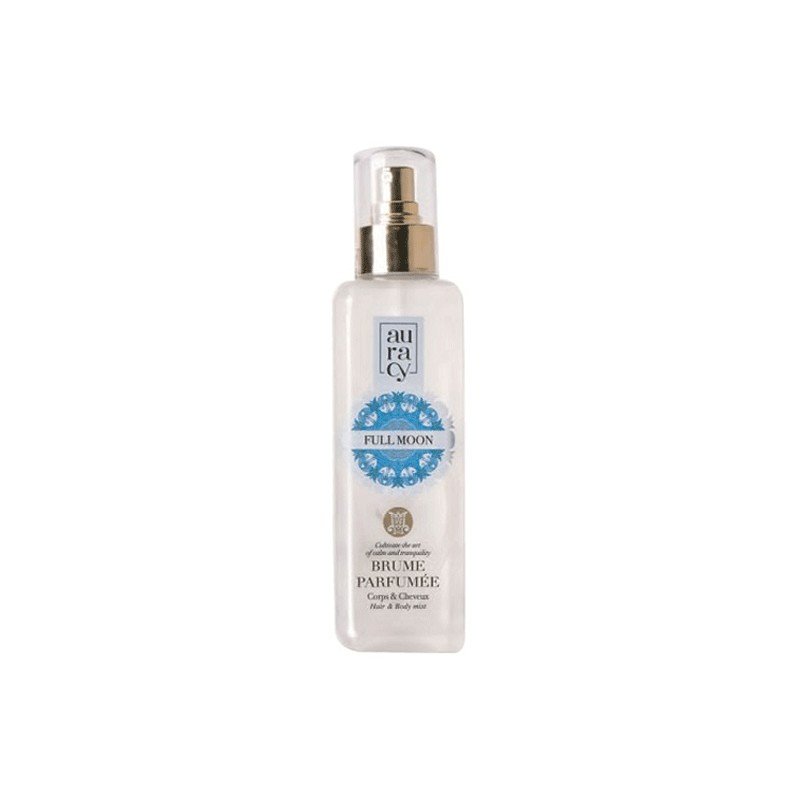 AURACY FULL MOON BRUME PARFUMEE CHEVEUX ET CORPS 250ML 1 auracy full moon brume parfumee cheveux et corps ml
