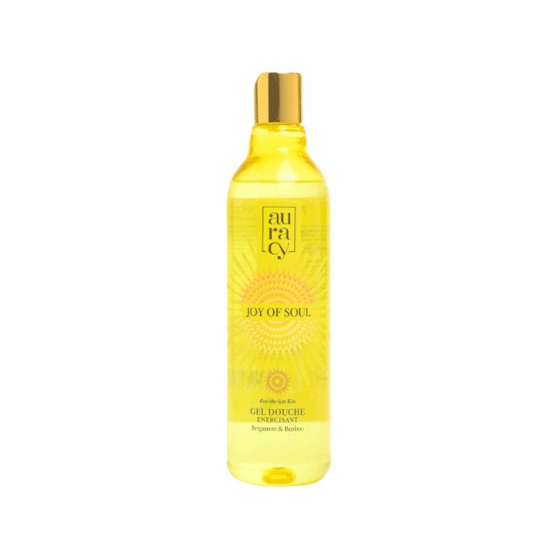 AURACY GEL DOUCHE ENERGISANT JOY OF SOUL BERGAMOTE ET BAMBOO 400ML 1 auracy gel douche energisant joy of soul bergamote et bamboo ml