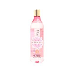 AURACY PEACE OF MIND GEL DOUCHE EQUILIBRANT ROSE INDIENNE&THE VERT 400ML 2 auracy peace of mind gel douche equilibrant rose indiennethe vertml