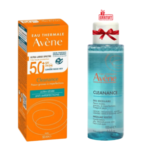 avene cleanance solaire spf ultra leger anti imperfection mlcleanance eau micellaire ml offert