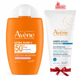 avene ultra fluid eclat radiance spf mllait apres soleil ml offert
