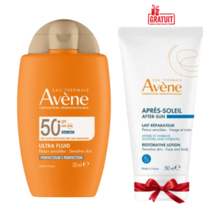 avene ultra fluid perfecteur teinte spf mllait apres soleil ml offert