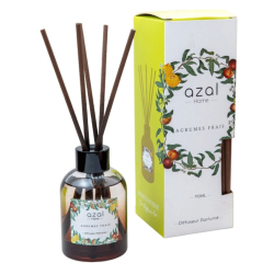 AZAL DIFFUSEUR A BATONNETS AGRUMES FRAIS 110ML 2 azal diffuseur a batonnets agrumes frais ml