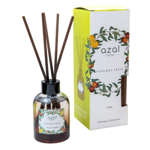 AZAL DIFFUSEUR A BATONNETS AGRUMES FRAIS 110ML 3 azal diffuseur a batonnets agrumes frais ml