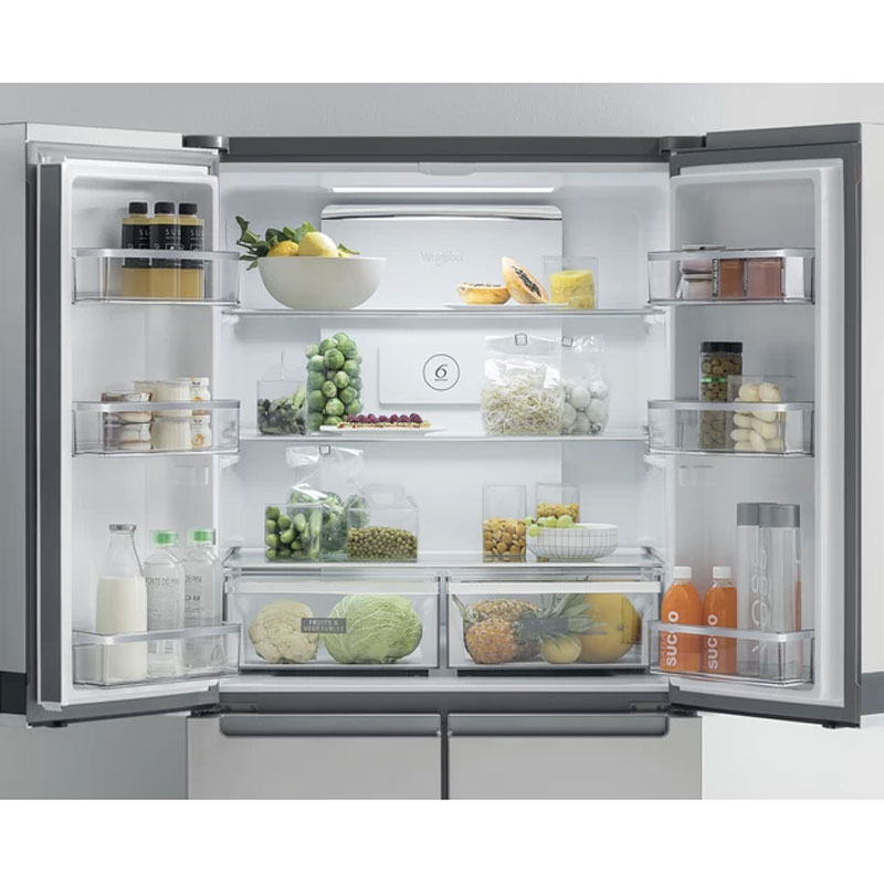 Réfrigérateur Side By Side WHIRLPOOL WQ9B1L 677 Litres NoFrost - Inox 5 ba bestra bb ms