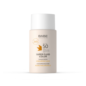 BABE SUPER FLUID COLOR PROTECTION SOLAIRE 50 SPF 50ML 3 babe super fluid color protection solaire spf ml