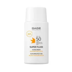 BABE SUPER FLUID PROTECTION SOLAIRE 50 SPF 50ML 4 babe super fluid protection solaire spf ml