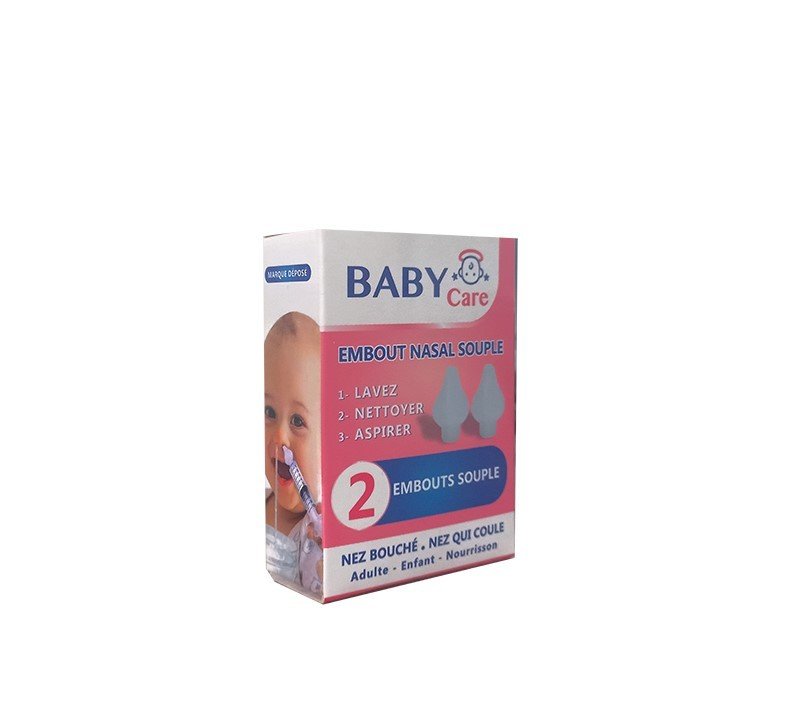 BABY CARE EMBOUT NASAL SOUPLE 2 PIECES +6 MOIS 3 baby care embout nasal souple pieces mois