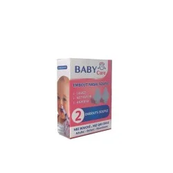 BABY CARE EMBOUT NASAL SOUPLE 2 PIECES +6 MOIS 7 baby care embout nasal souple pieces mois
