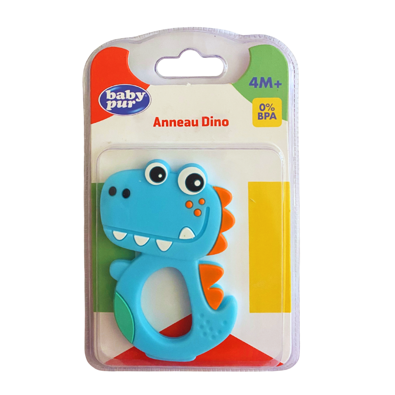 BABY PUR ANNEAU DE DENTITION DINO REF 10191 1 baby pur anneau de dentition dino ref