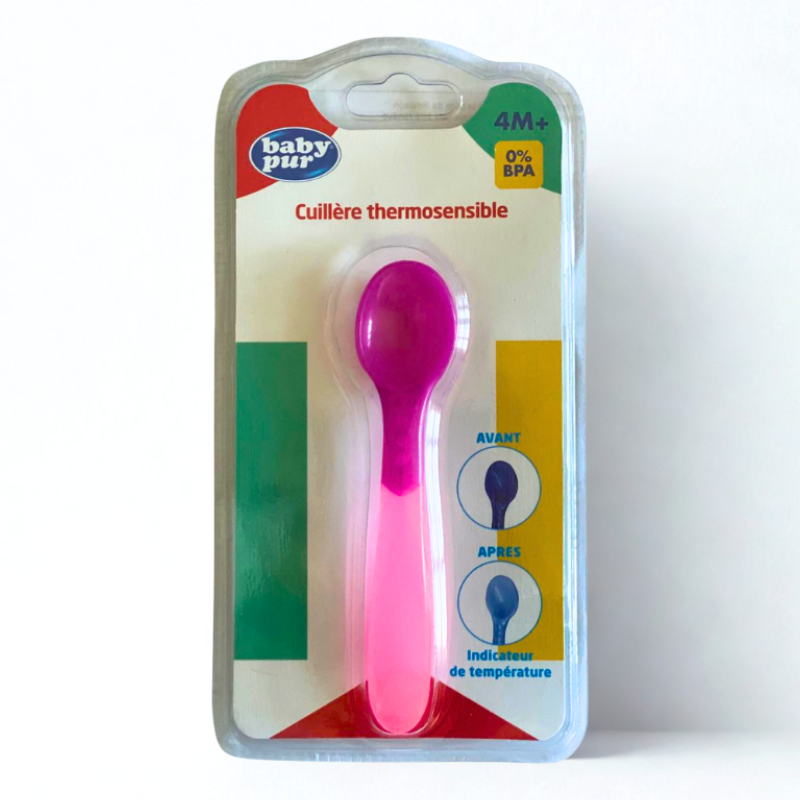BABY PUR CUILLERE THERMOSENSIBLE 4M+ - B096 1 baby pur cuillere thermosensible m b