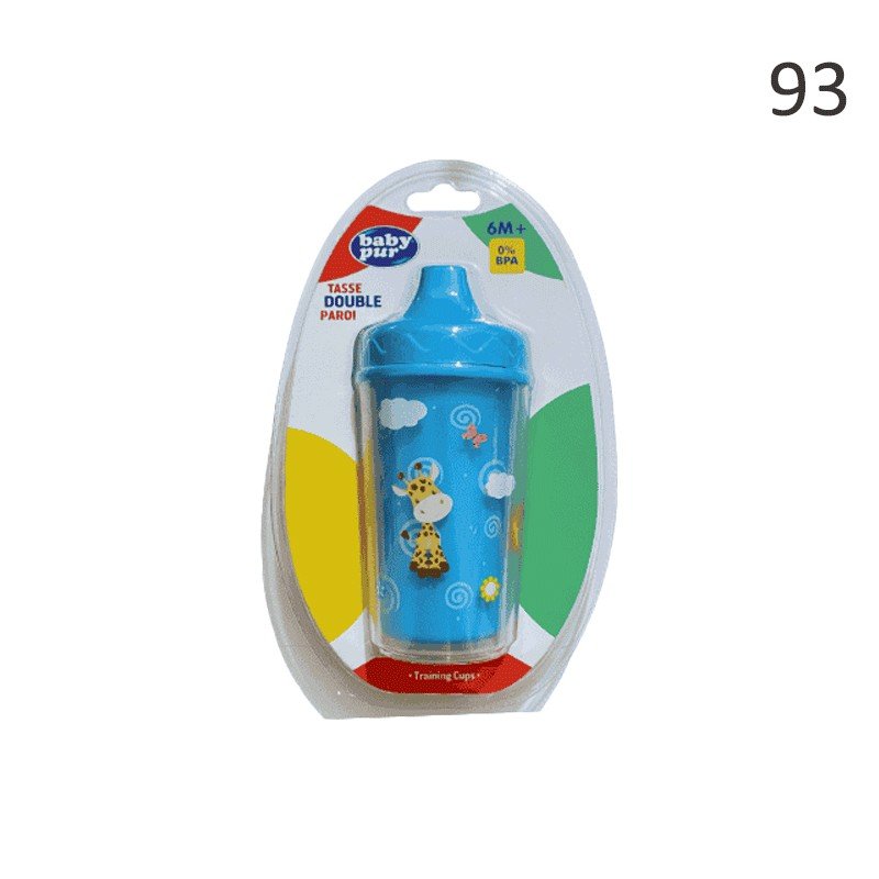 BABY PUR TASSE DOUBLE PAROI 6M+ BD11130 1 baby pur tasse double paroi m bd