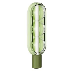 bac a glacons boules avec couvercle vert